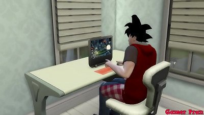 Dragon Ball pornography Milk spectacular wife punishes her son because he is a weirdo who loves to plumb his mom in the ass every Day hentai