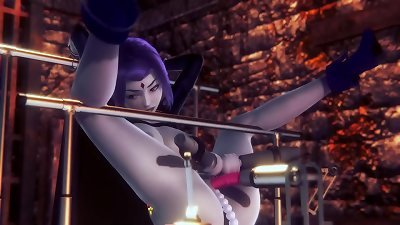 Raven on a sex machine | Titans porno