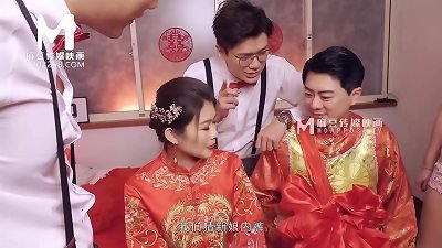 ModelMedia Asia-Lewd Wedding Scene-Liang Yun Fei-MD-0232-Best Original Asia porn movie