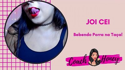 swallowing Milk in the Cup! | JOI CEI | Guided handjob | # 4
